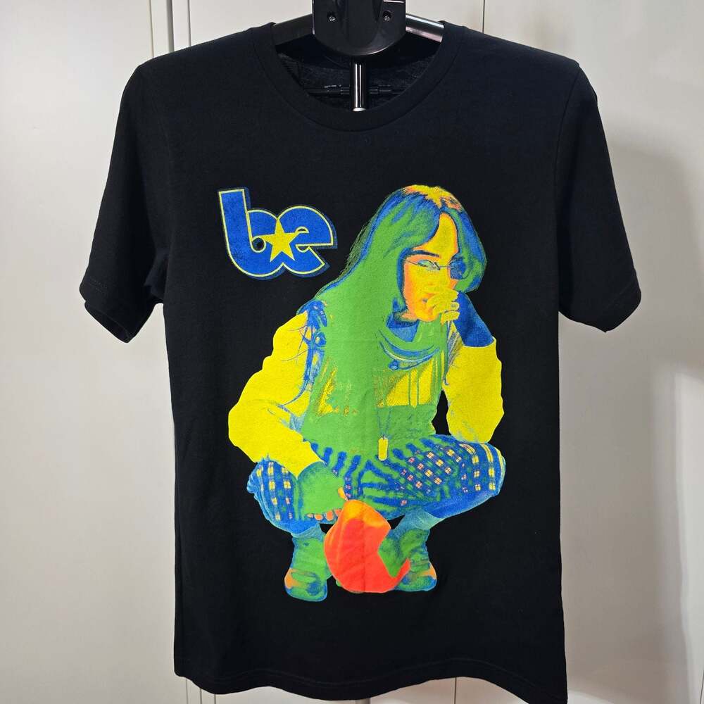 Billie Eilish 'be' Graphic Black T-Shirt